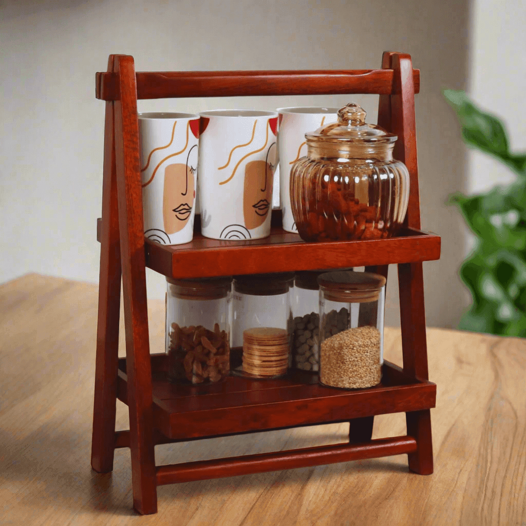 Buy best Foldable Wooden Kitchen organizer in India at affordable price