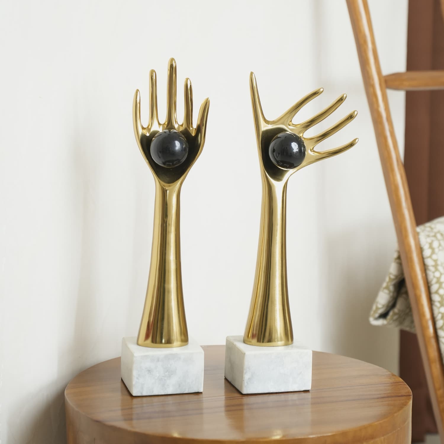 Buy Best Golden Hands Table Showpiece online in india