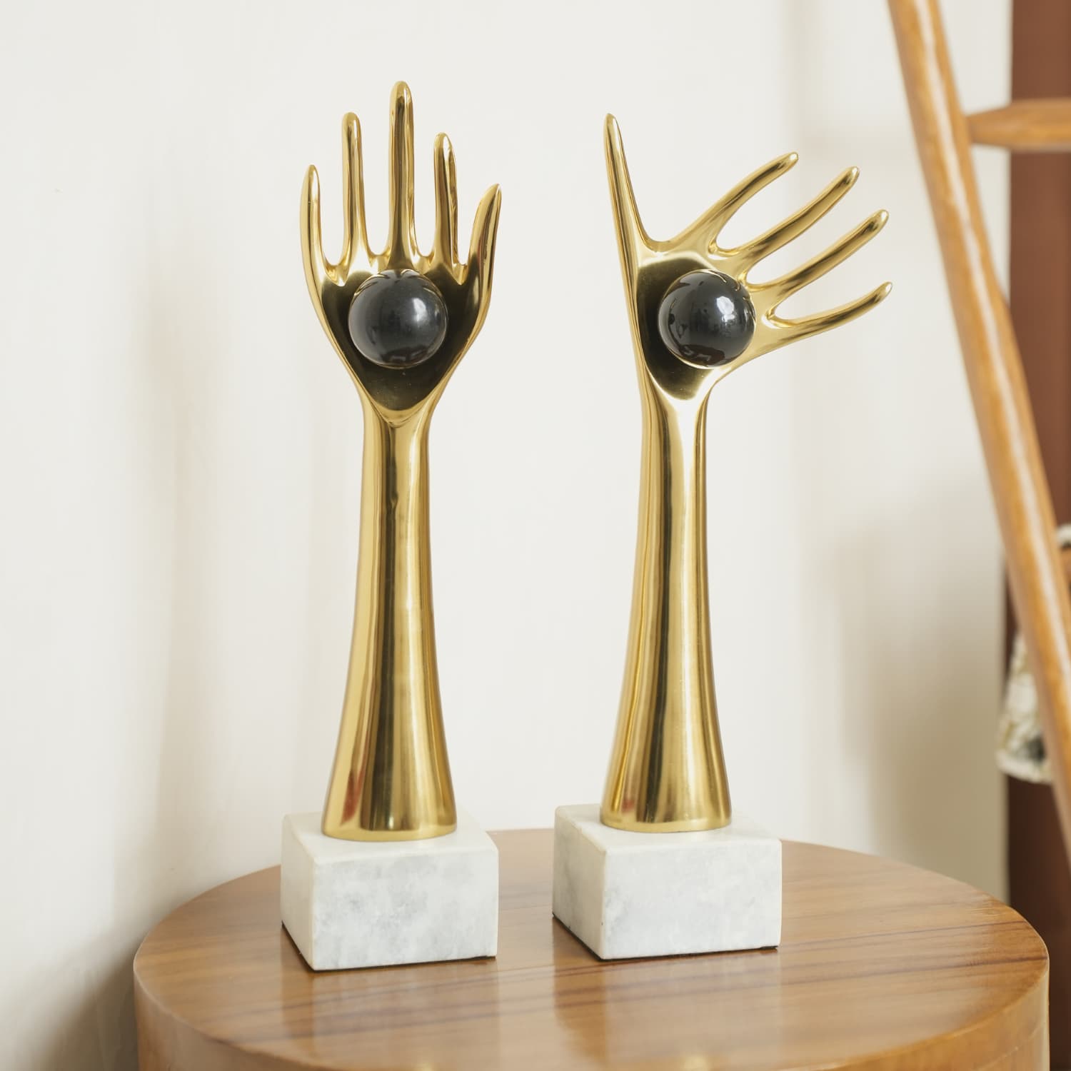 Buy Best Golden Hands Table Showpiece online in india